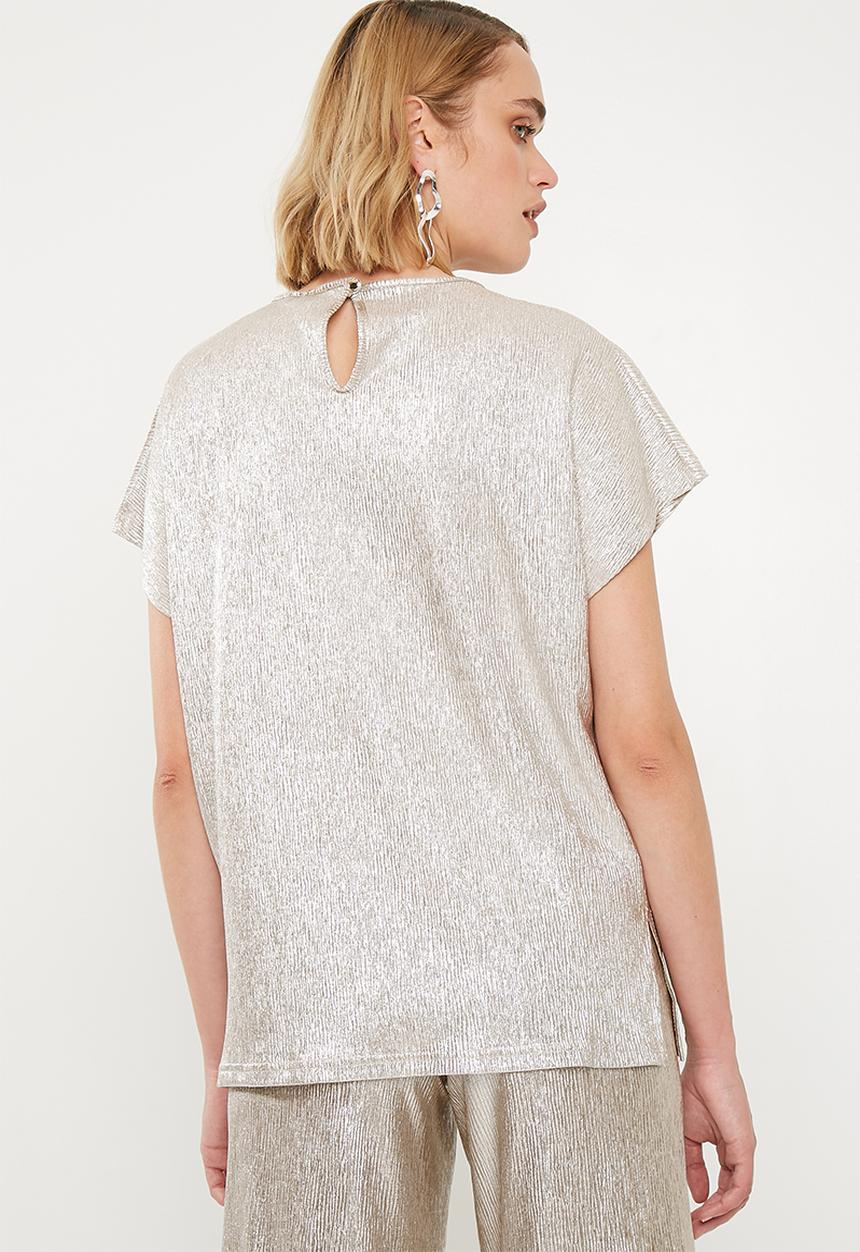 Superbalist - Plisse oversized  - champagne 