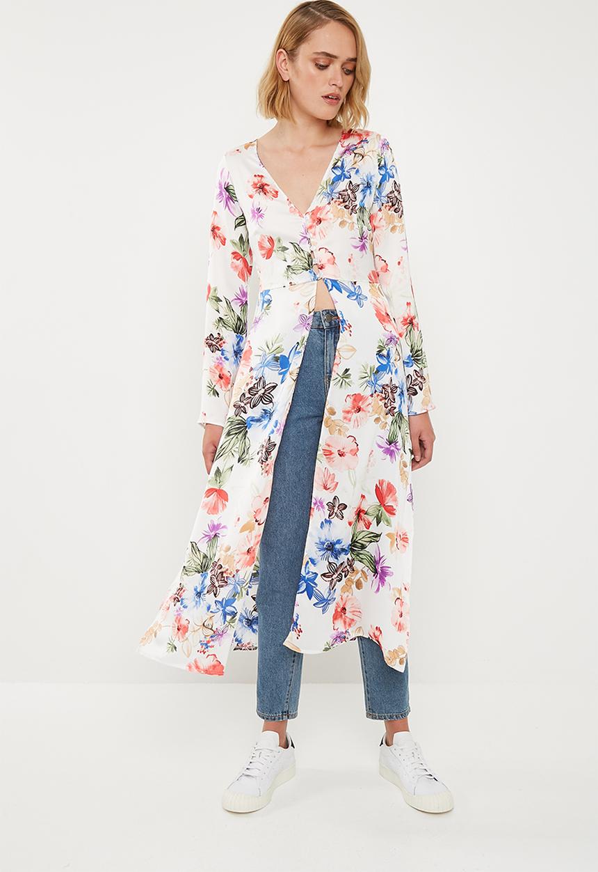 Superbalist - Slit detail maxi blouse - multi