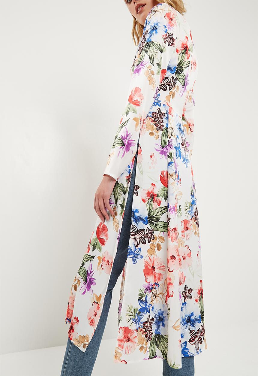 Superbalist - Slit detail maxi blouse - multi