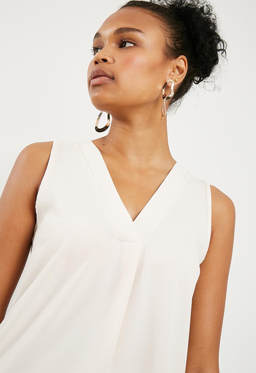 Superbalist - Upstyled woven vest - Cream 