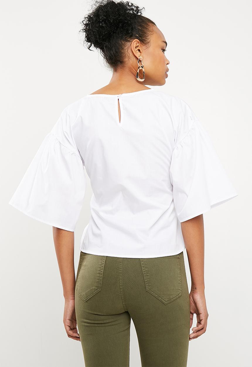 Superbalist - Poplin blouse - white 
