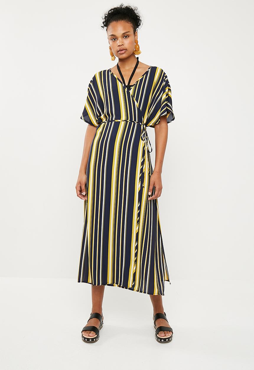 Superbalist - Kimono sleeve wrap cover up - multi