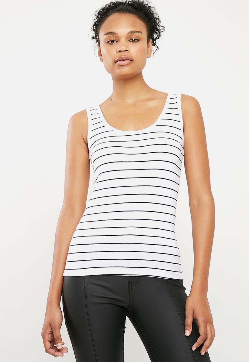 Cotton On - Tank top - blue & white 
