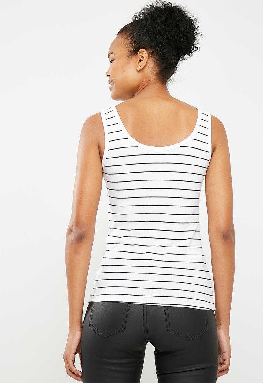 Cotton On - Tank top - blue & white 