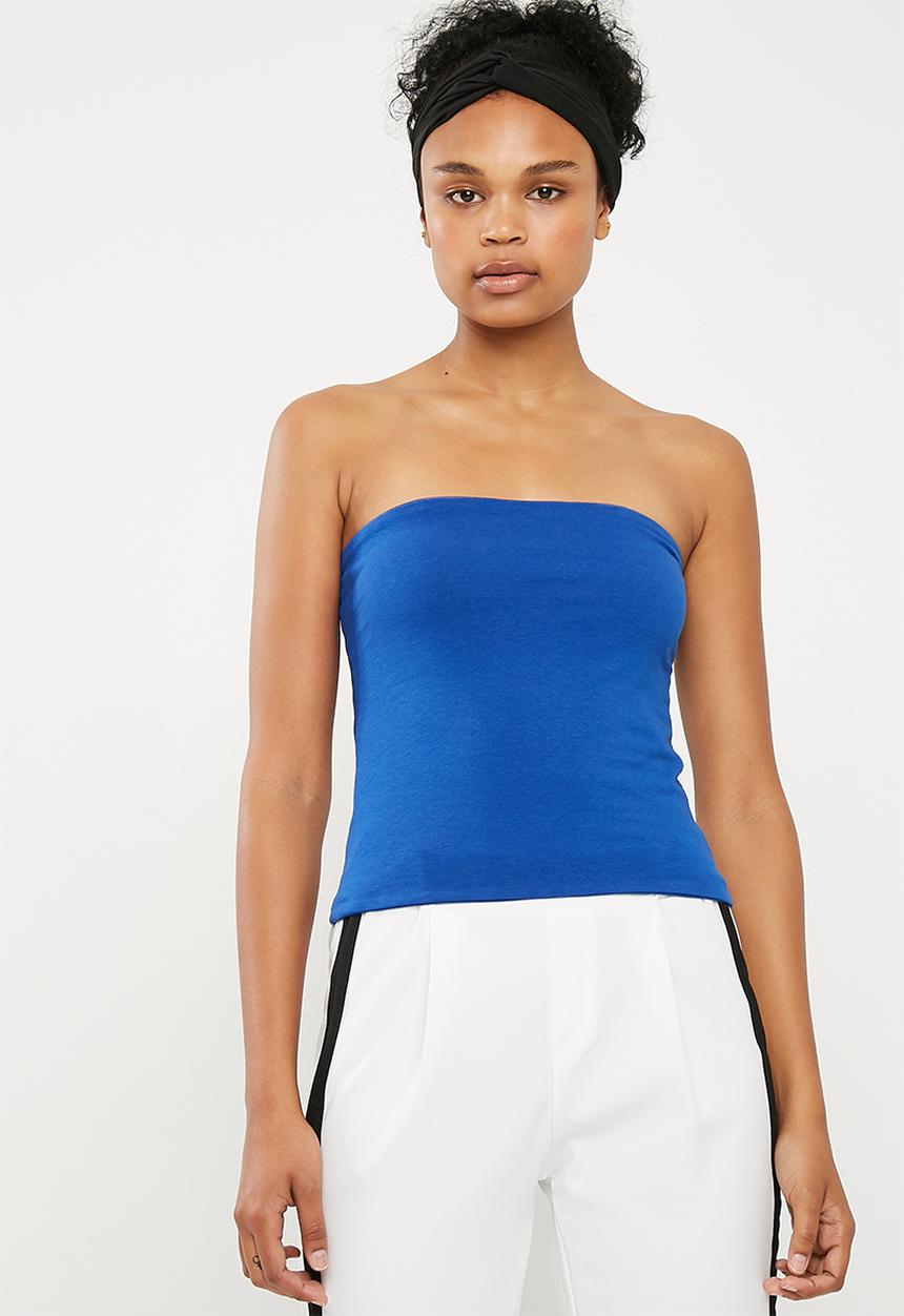 Cotton On - Tube top - blue 