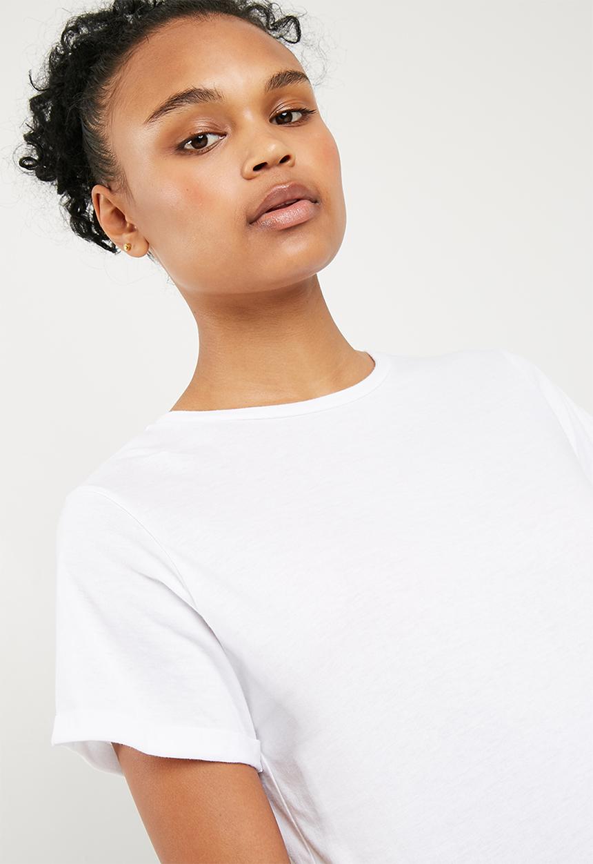 Superbalist - Scoop neck 2 pack tee - navy & white