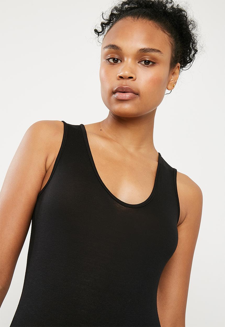 Superbalist - Scoop neck 2 pack bodysuit - white & black