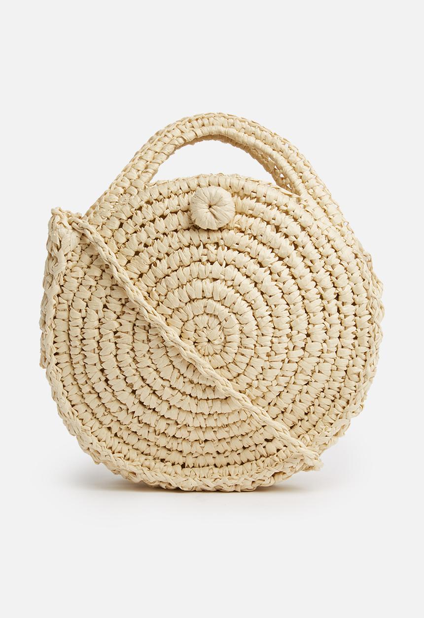 Superbalist - Round straw bag - natural