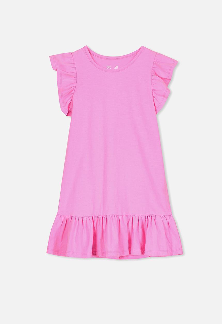Cotton On - Ella short sleeve dress - pink