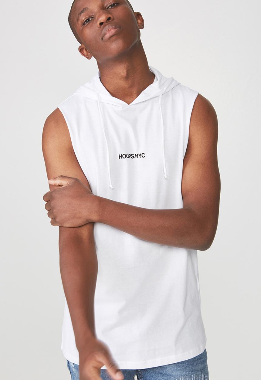 Cotton On - Hustle muscle tank - white