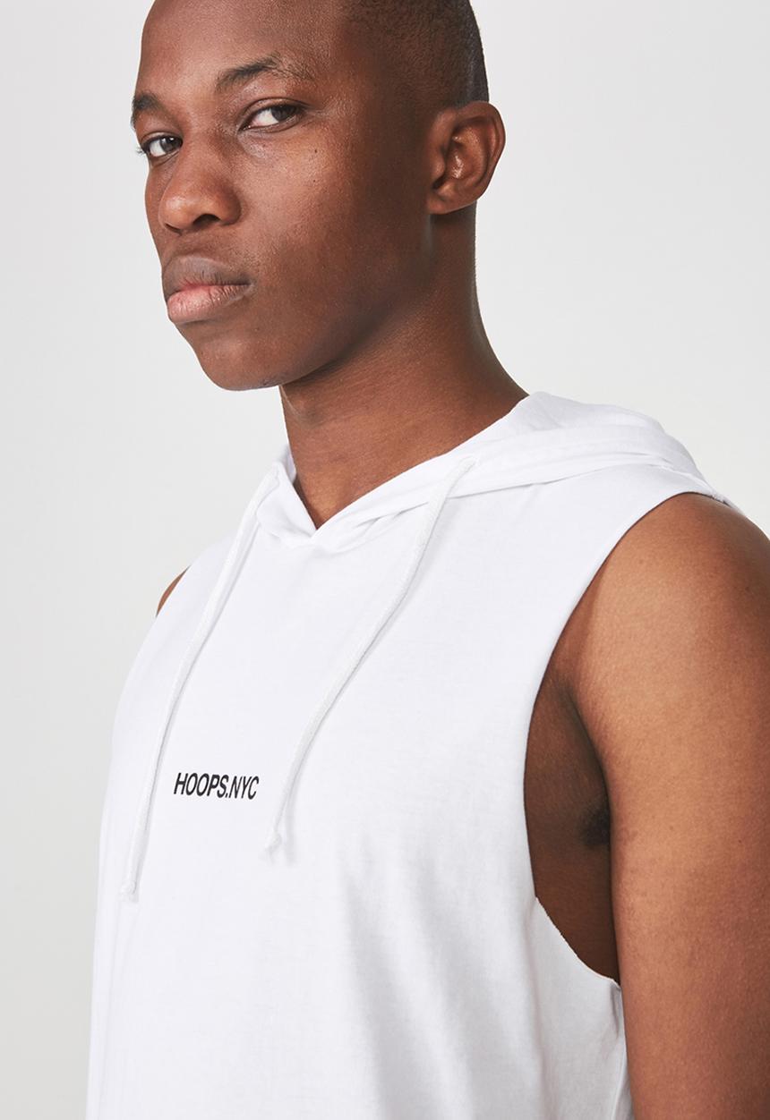 Cotton On - Hustle muscle tank - white