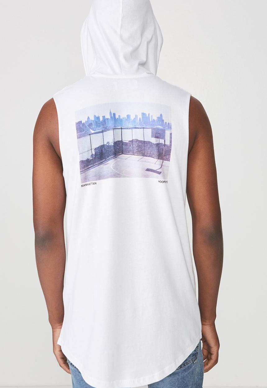 Cotton On - Hustle muscle tank - white