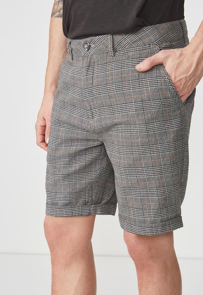 Cotton On - Washed chino short - grey