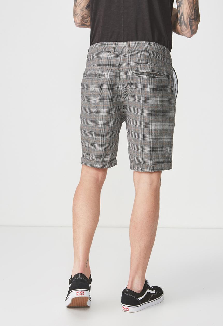 Cotton On - Washed chino short - grey