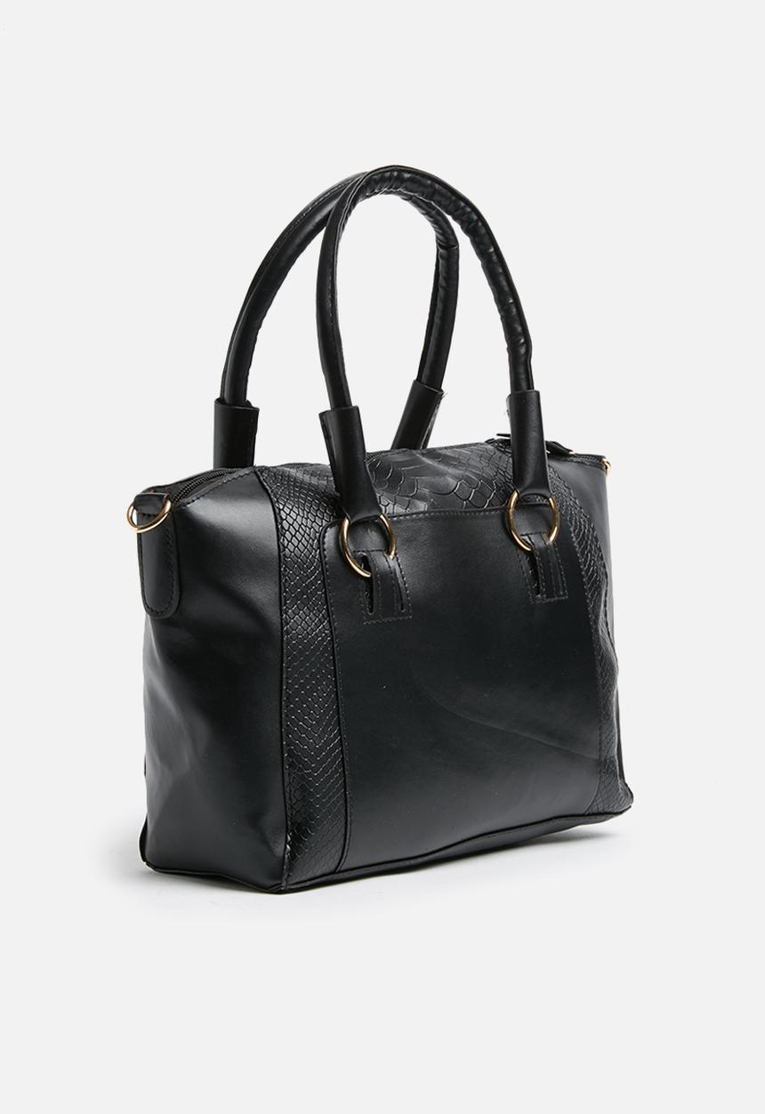 Superbalist - Zia trapeze tote bag - black 
