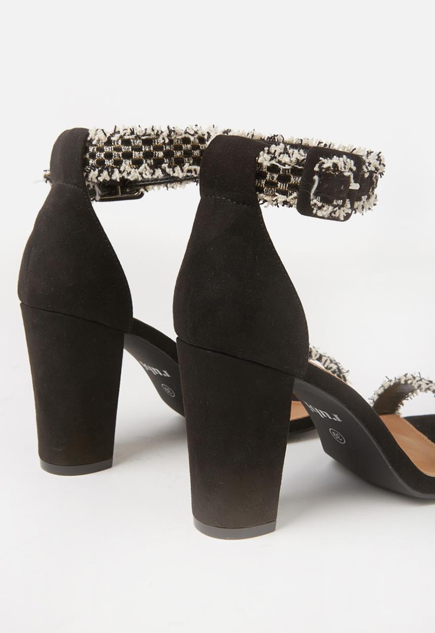Cotton On - San brigette heel - black