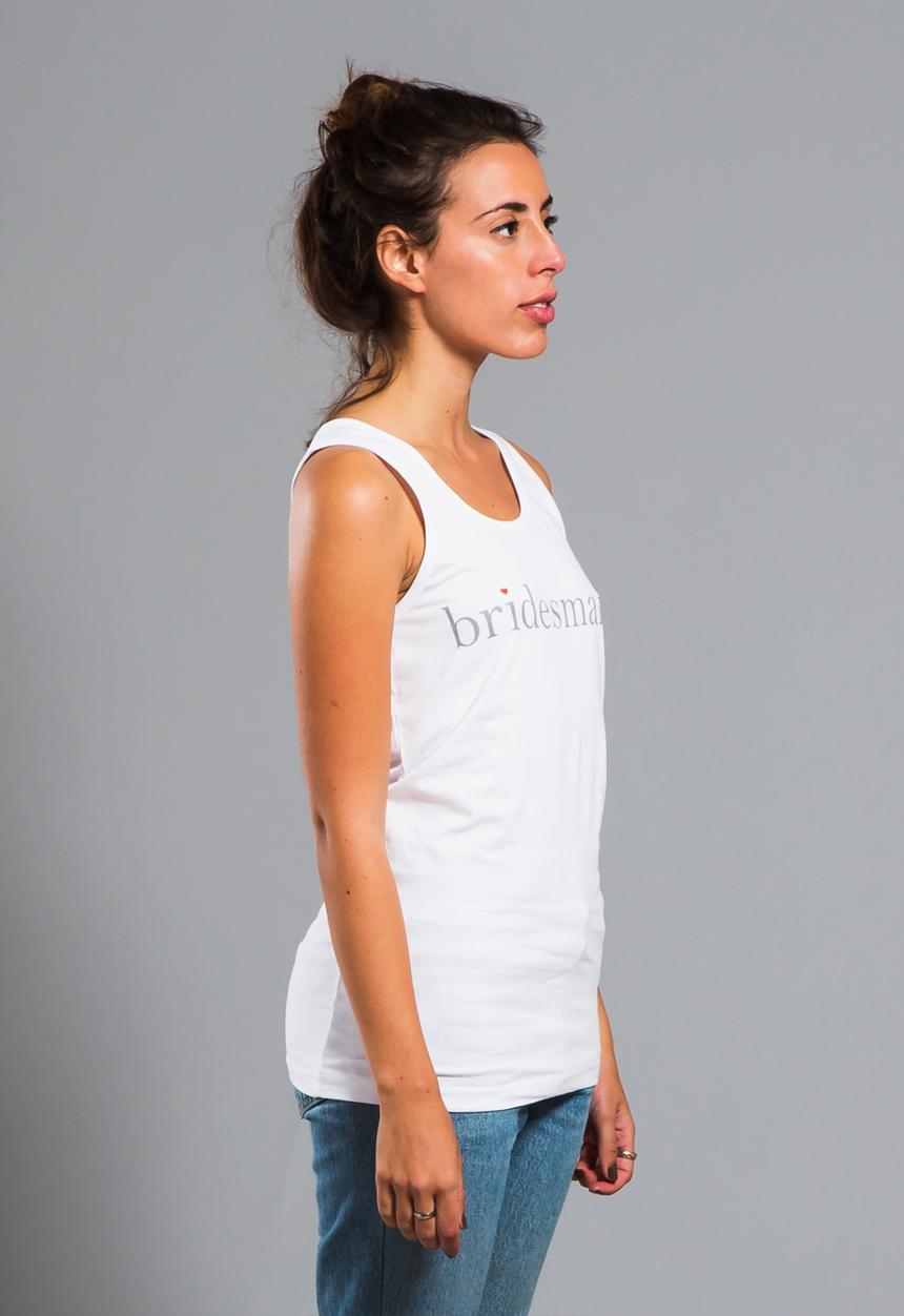 The Bridesmaids - Bridesmaid Tank Top – White