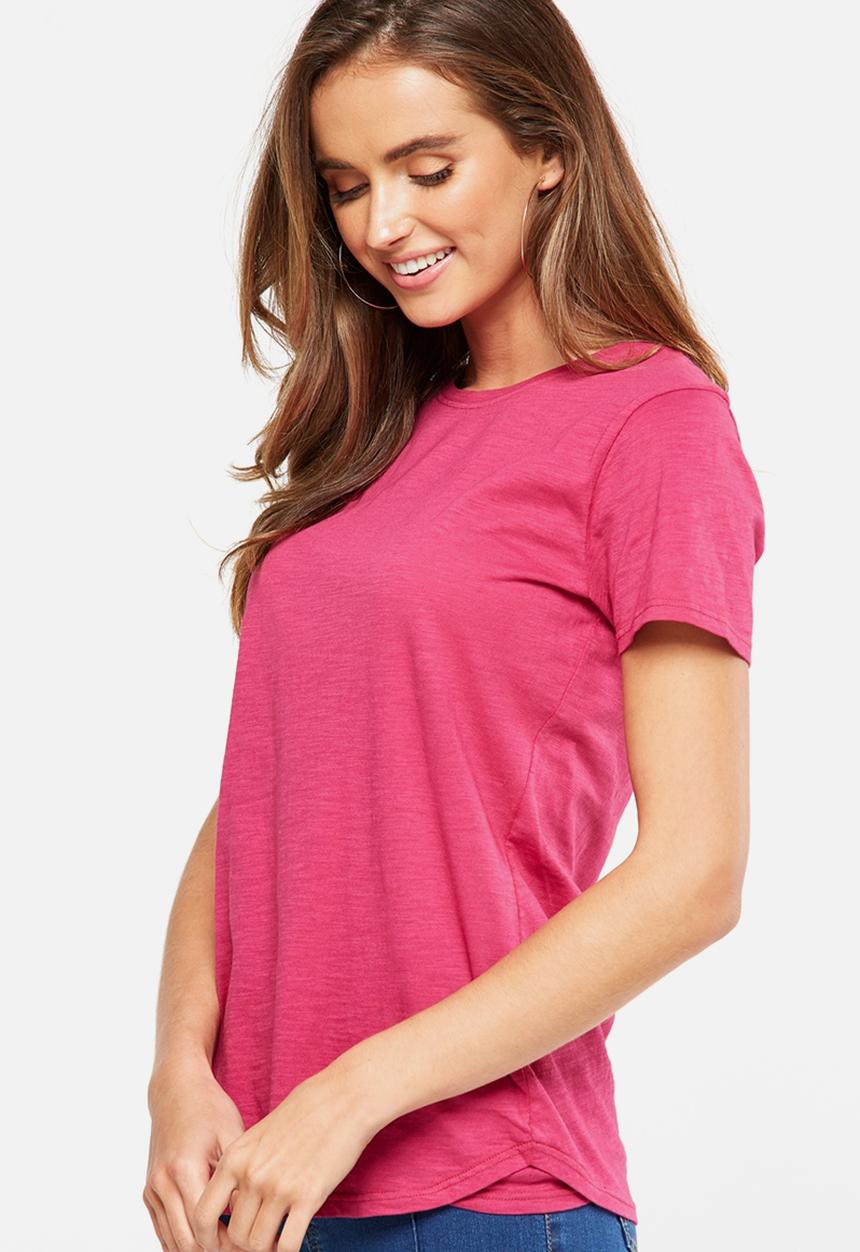 Cotton On - The crew T-shirt - pink