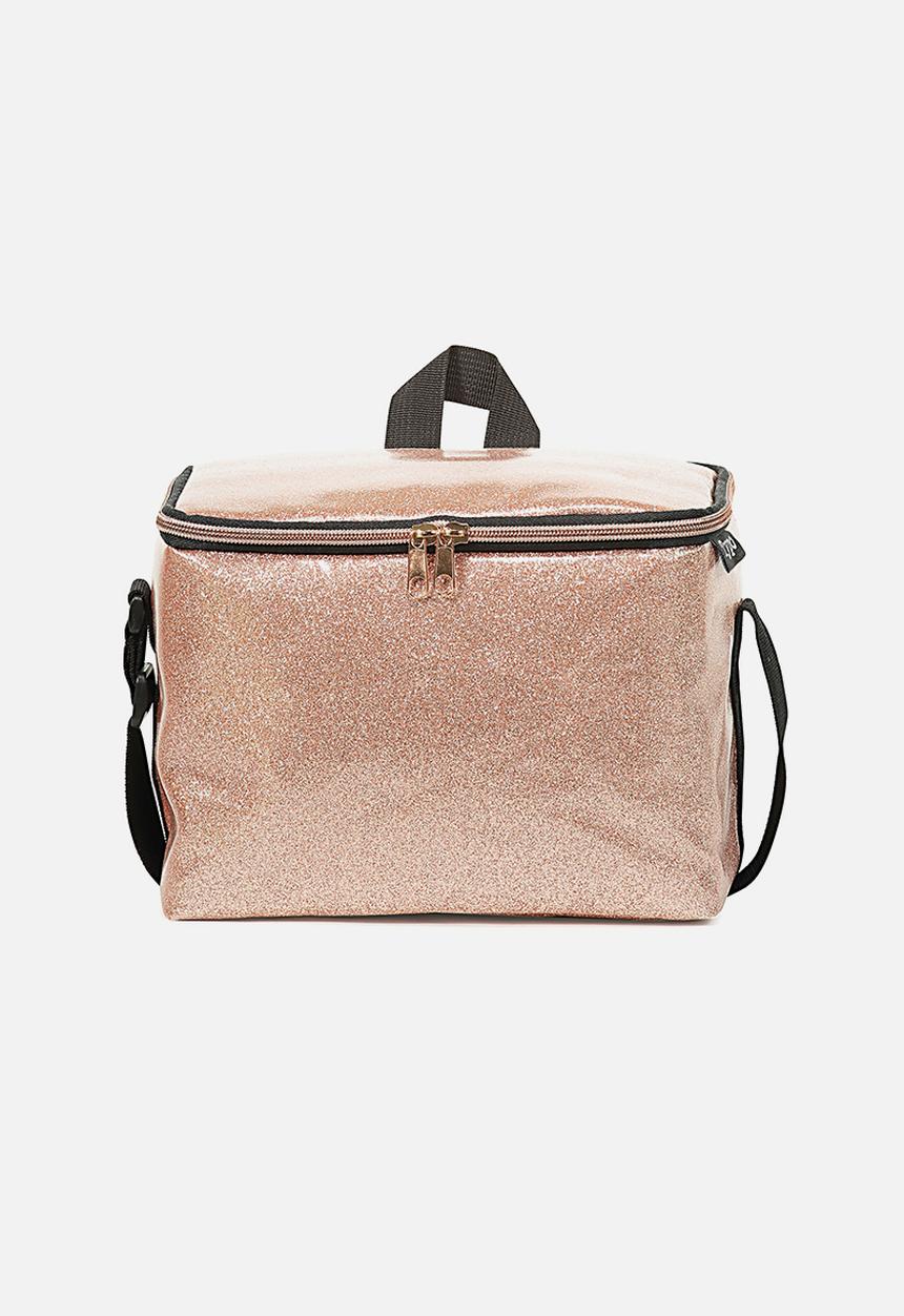Typo - Premium cooler bag - rose gold glitter