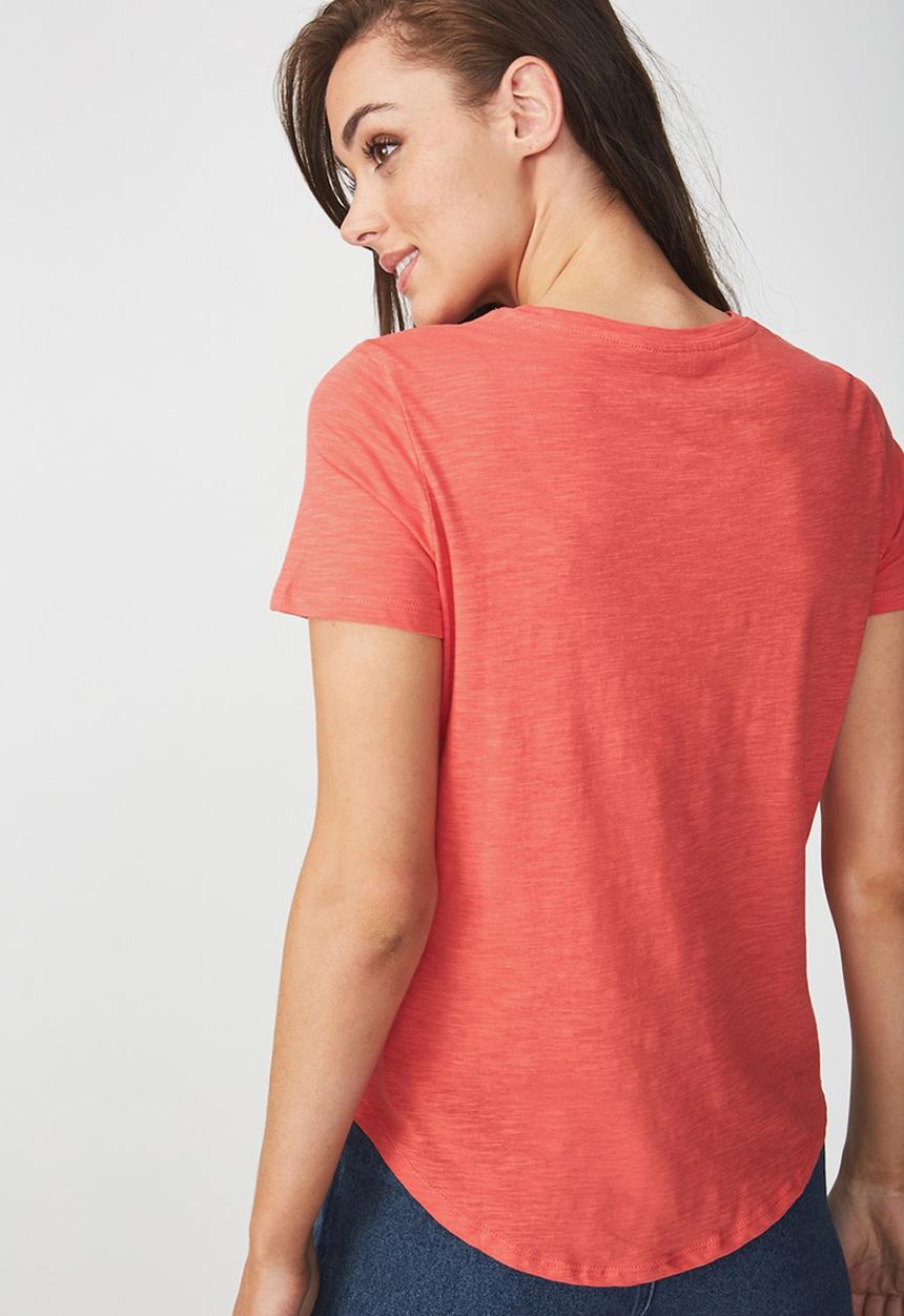 Cotton On - The crew T-shirt - pink