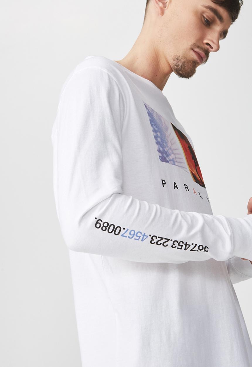 Cotton On - Tbar long sleeve tee - white 
