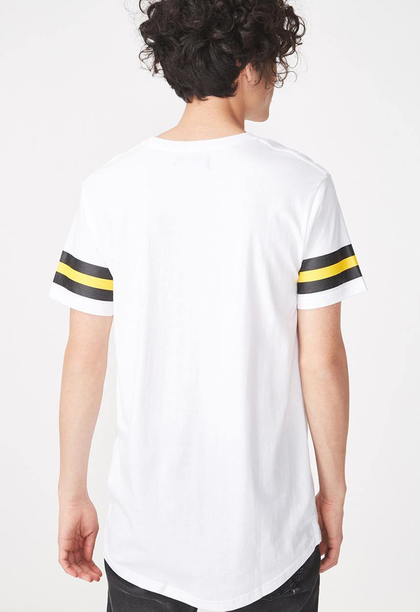 Cotton On - Longline scoop hem tee - white