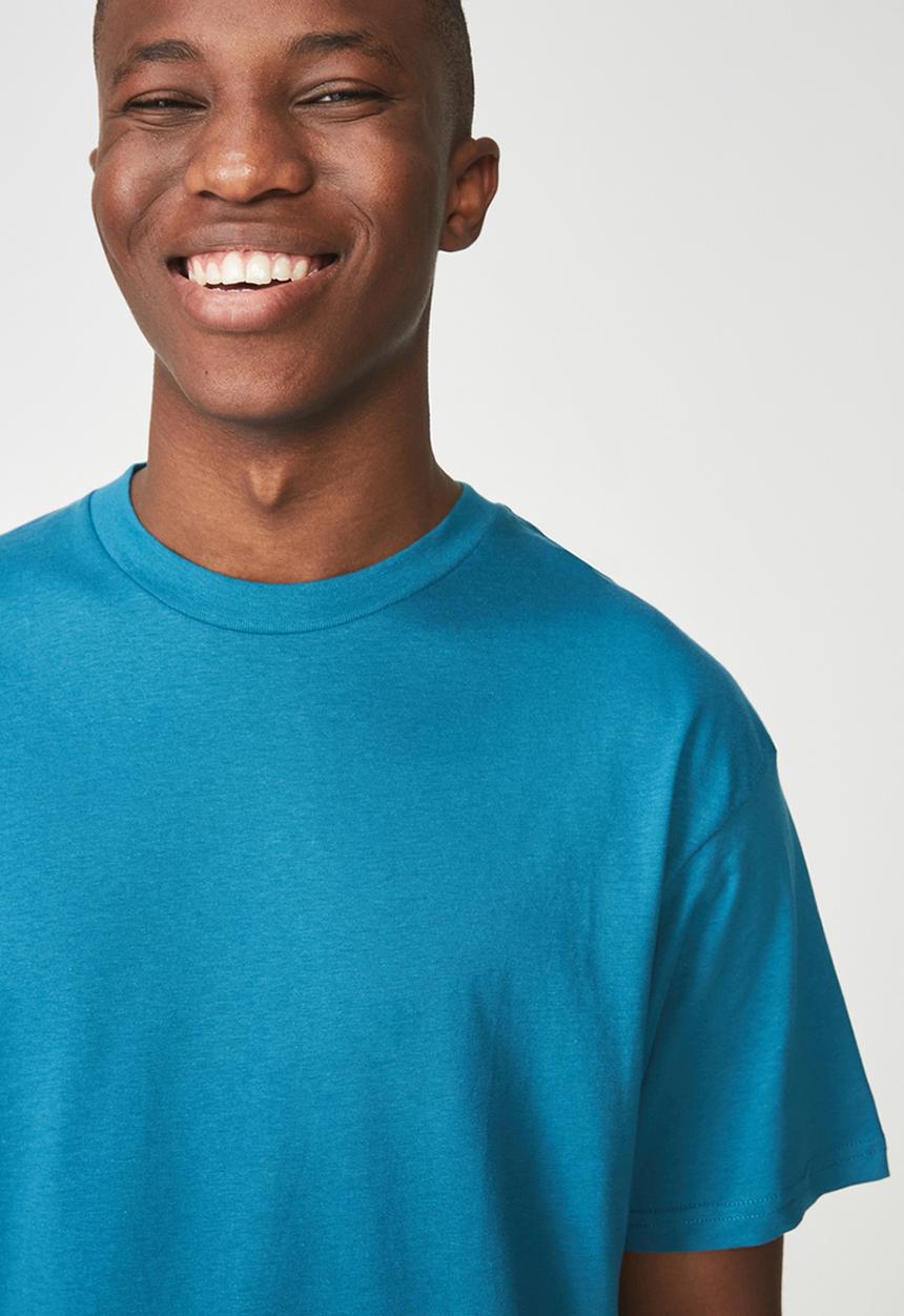 Cotton On - Essential skate tee -  blue