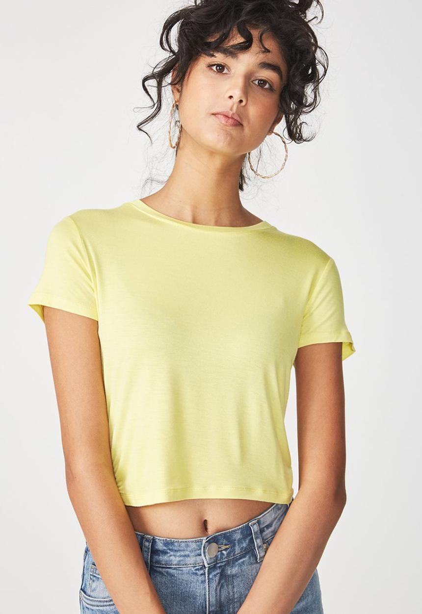 Cotton On - The baby tee - yellow