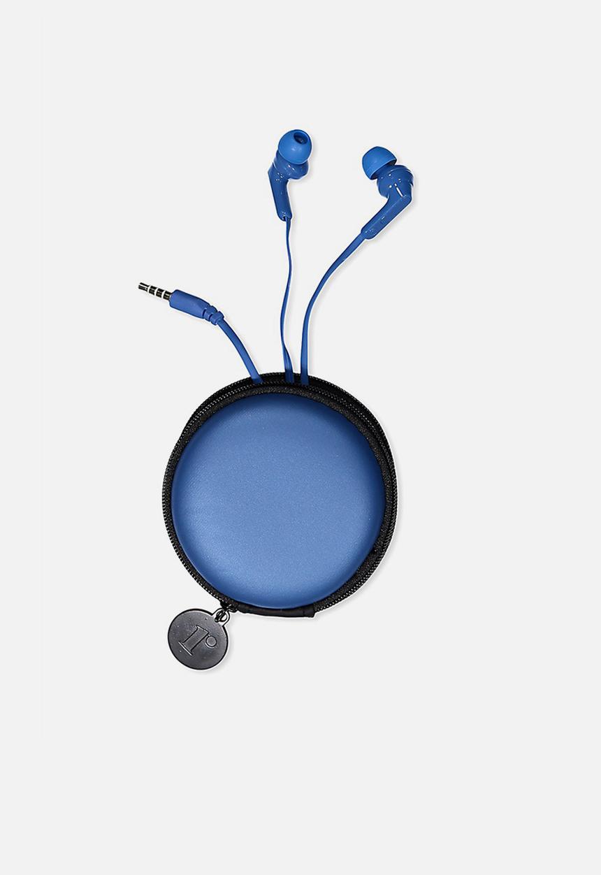 Typo - Travel earphones - blue