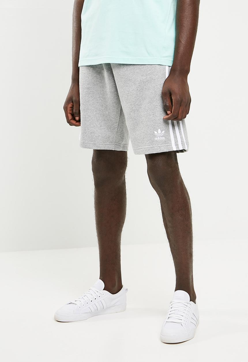 adidas Originals - Three stripe shorts - grey