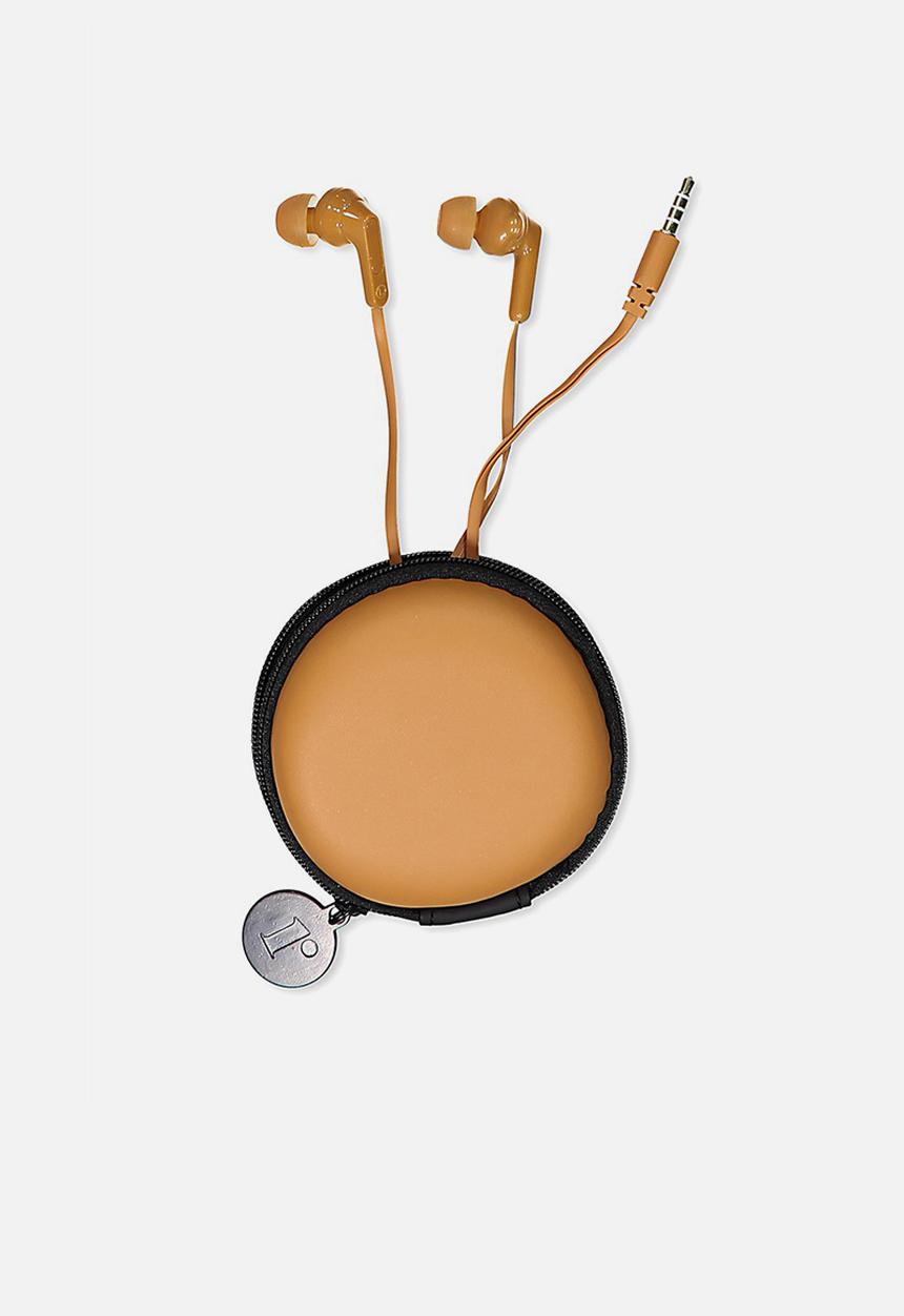 Typo - Travel earphones - tan