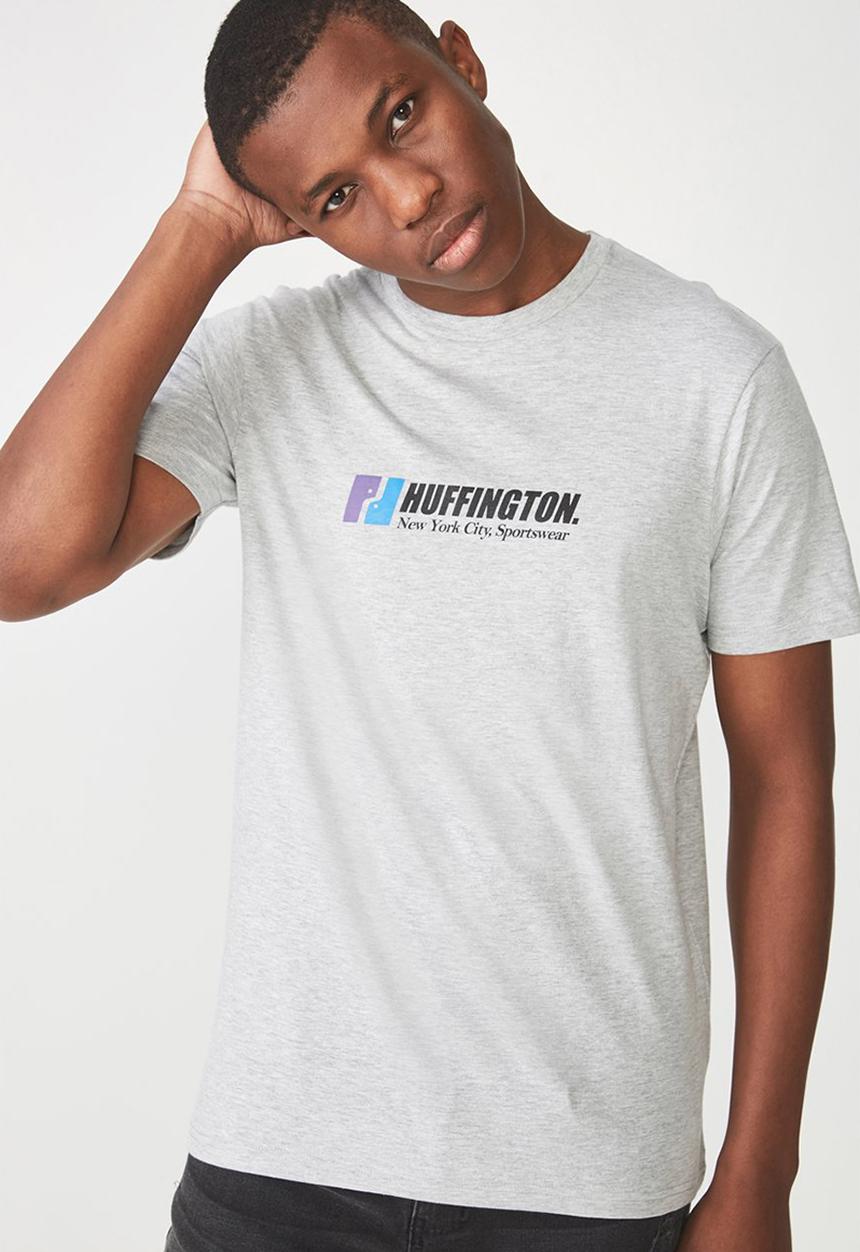 Cotton On - Tbar short sleeve tee - grey 