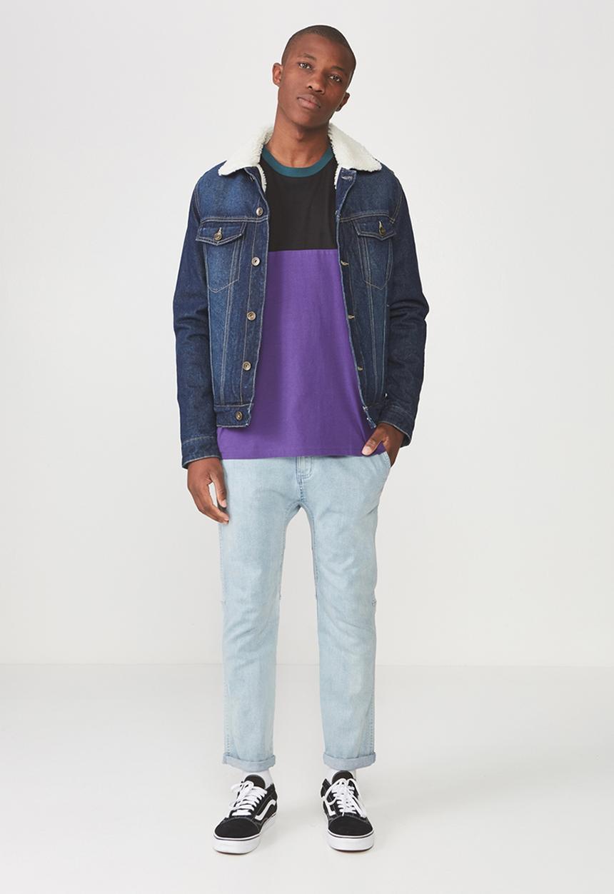 Cotton On - Downtown loose fit short sleeve tee - multi 