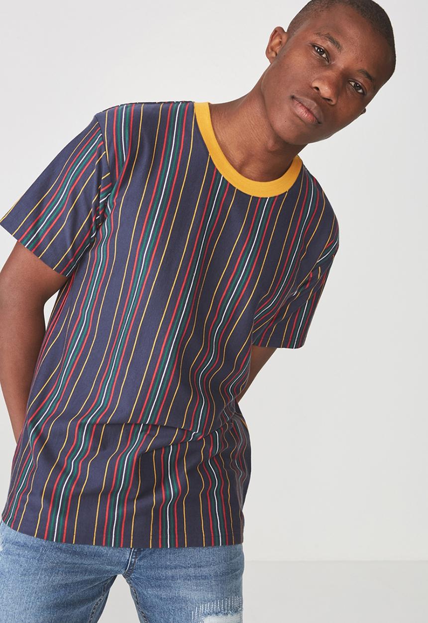 Cotton On - Downtown loose fit short sleeve tee - multi 