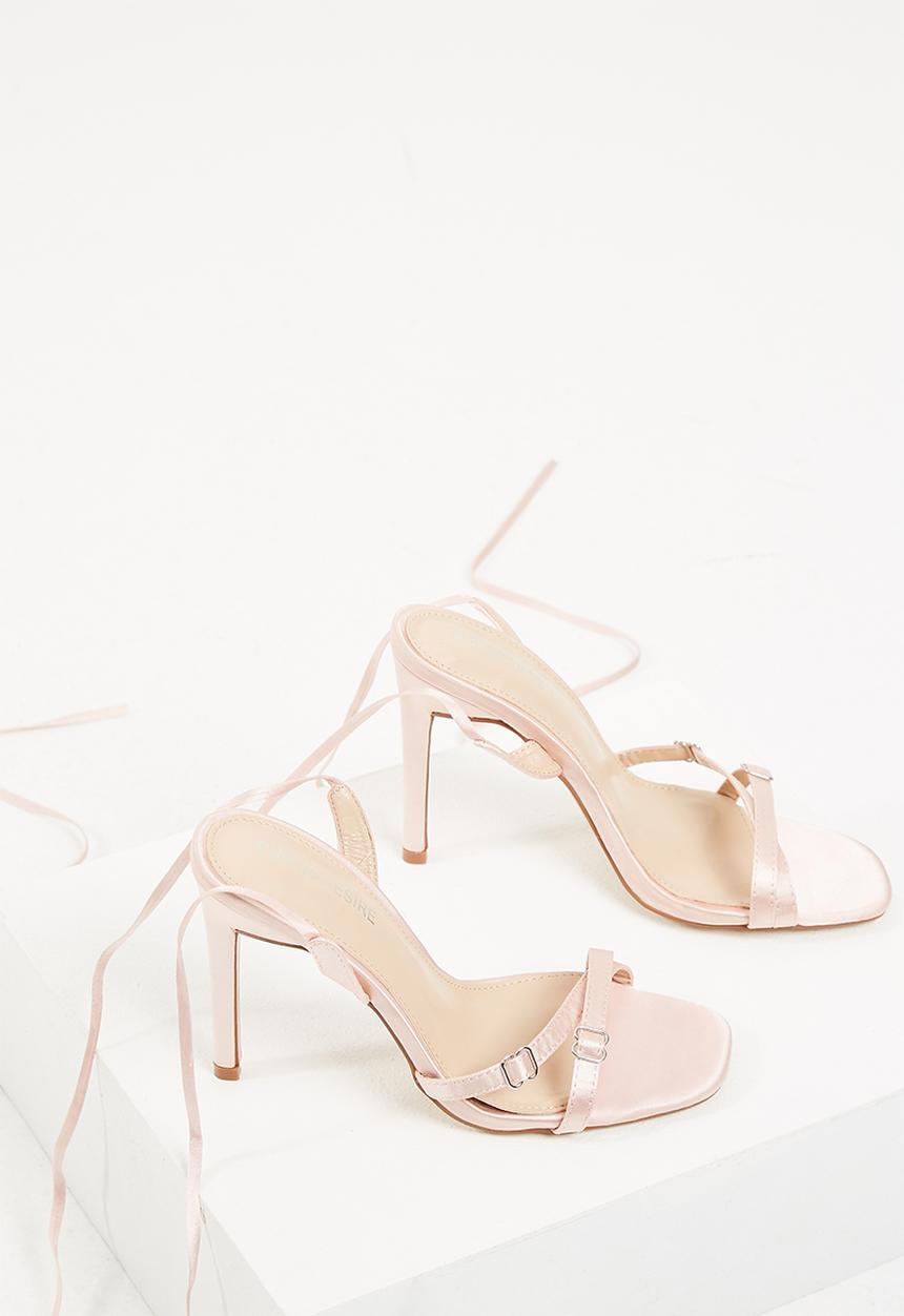 Public Desire - Contour barely there heel - pink