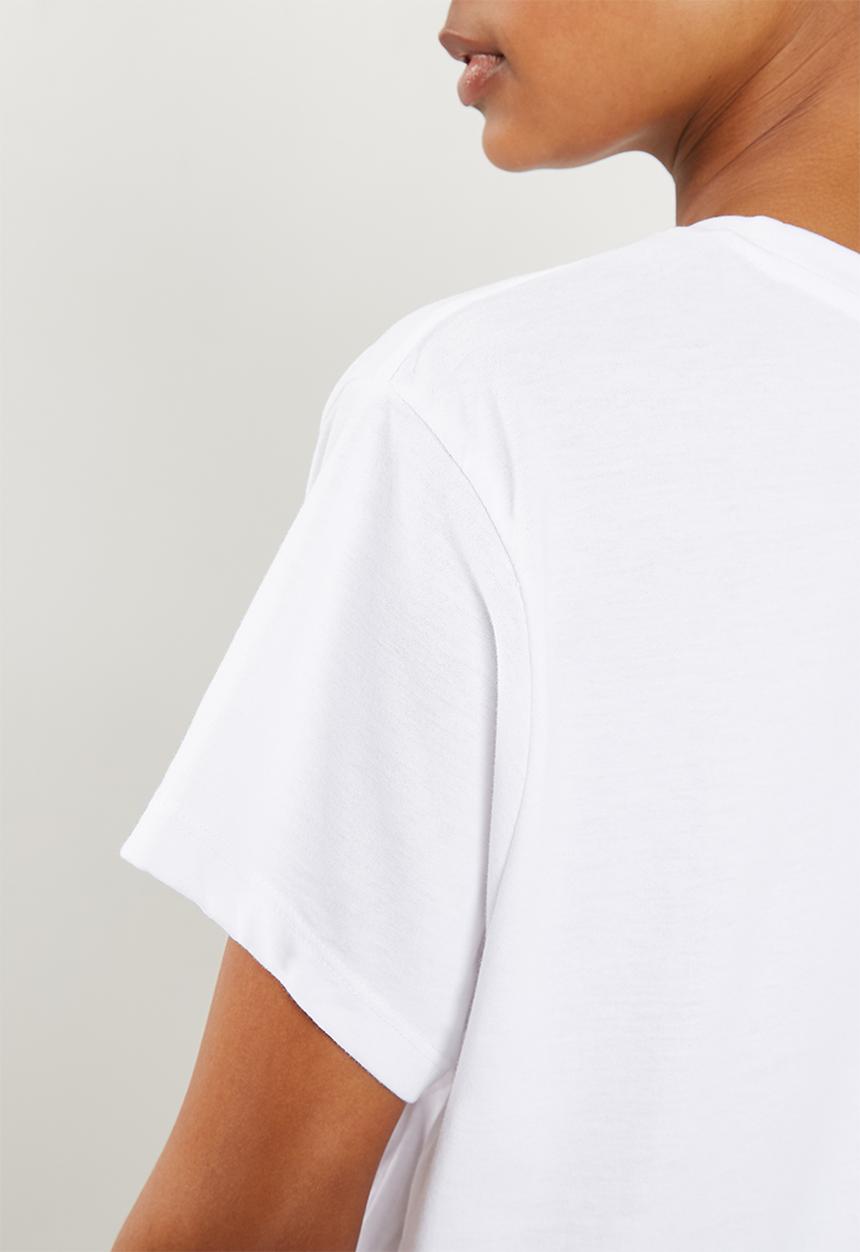 adidas Originals - Boxy trefoil tee - white & black 