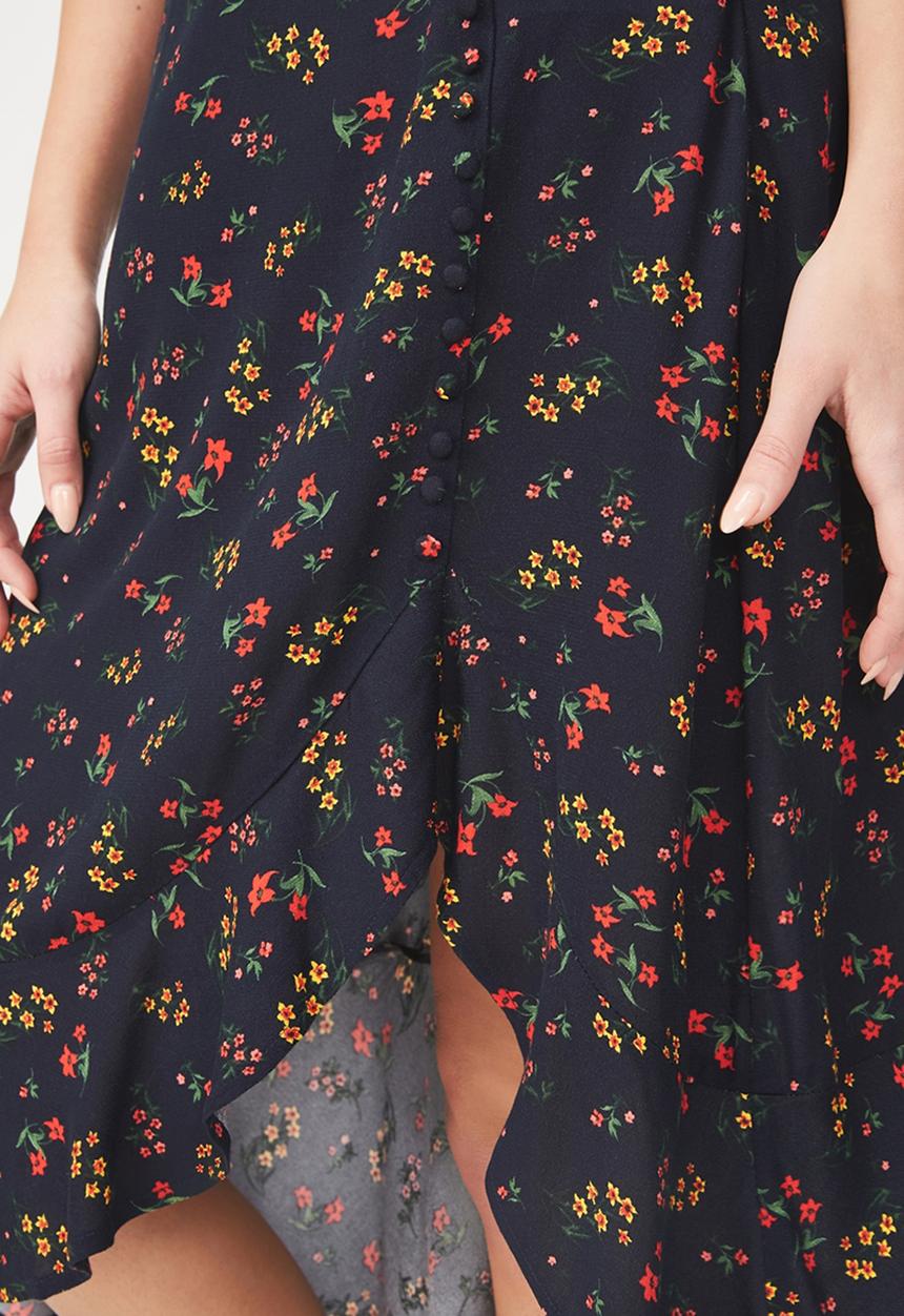 Cotton On - Woven dana drapey midi skirt - multi