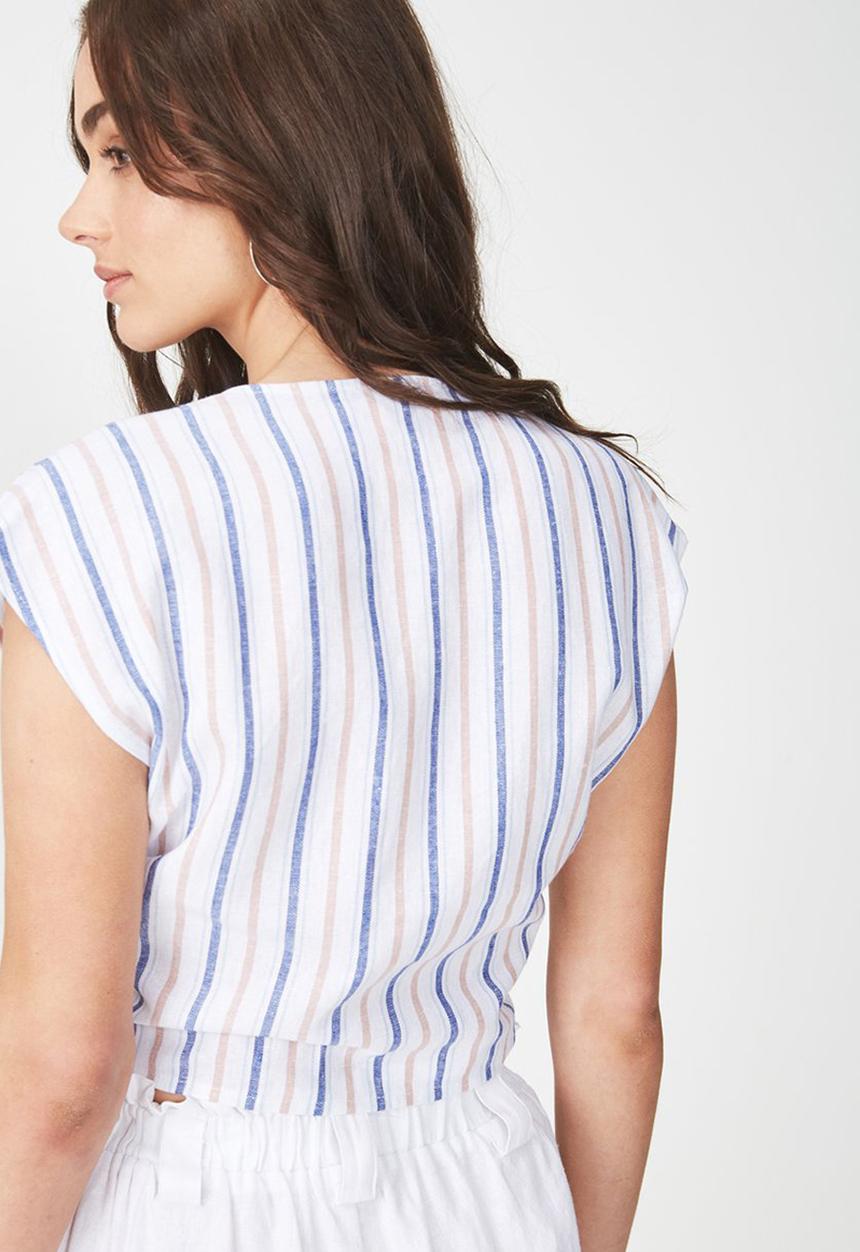 Cotton On - Jamie wrap top - multi 
