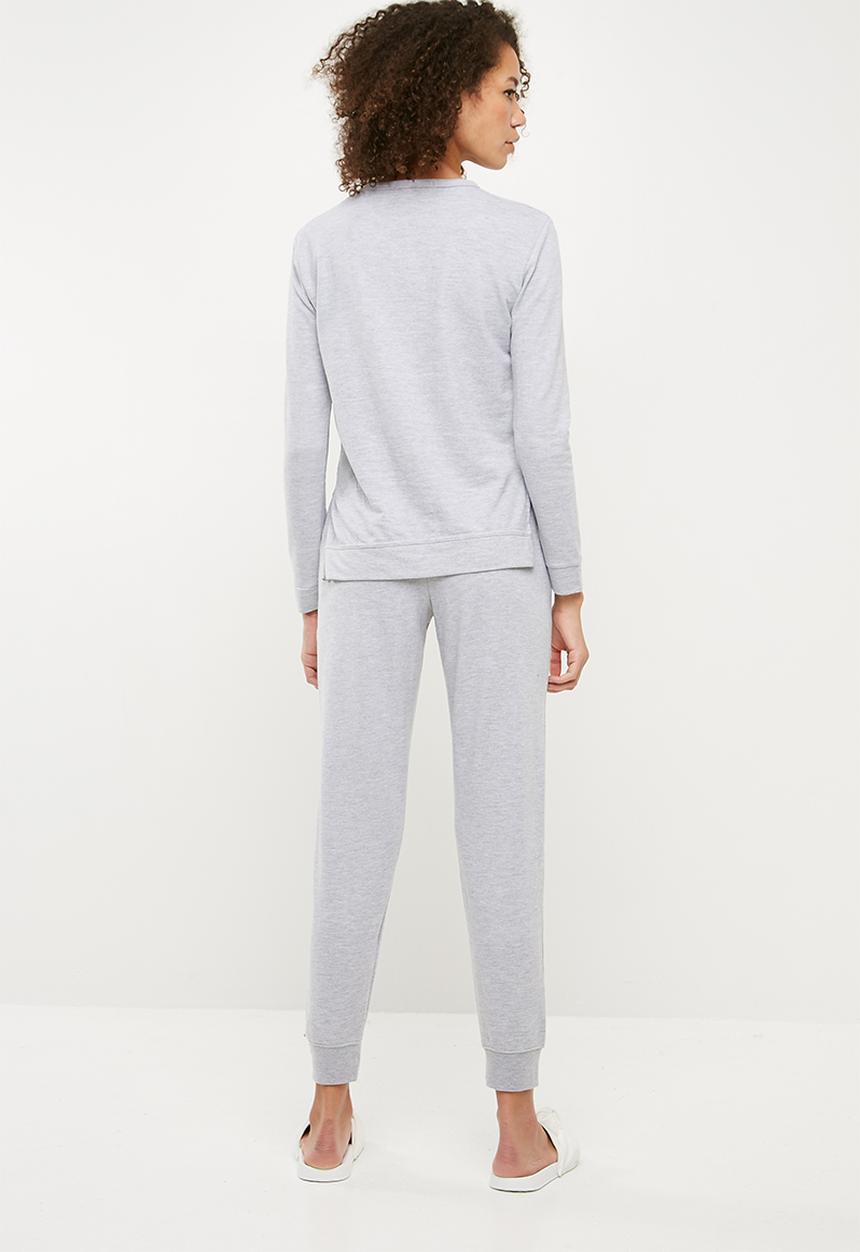 Missguided - Crush lounge set - grey