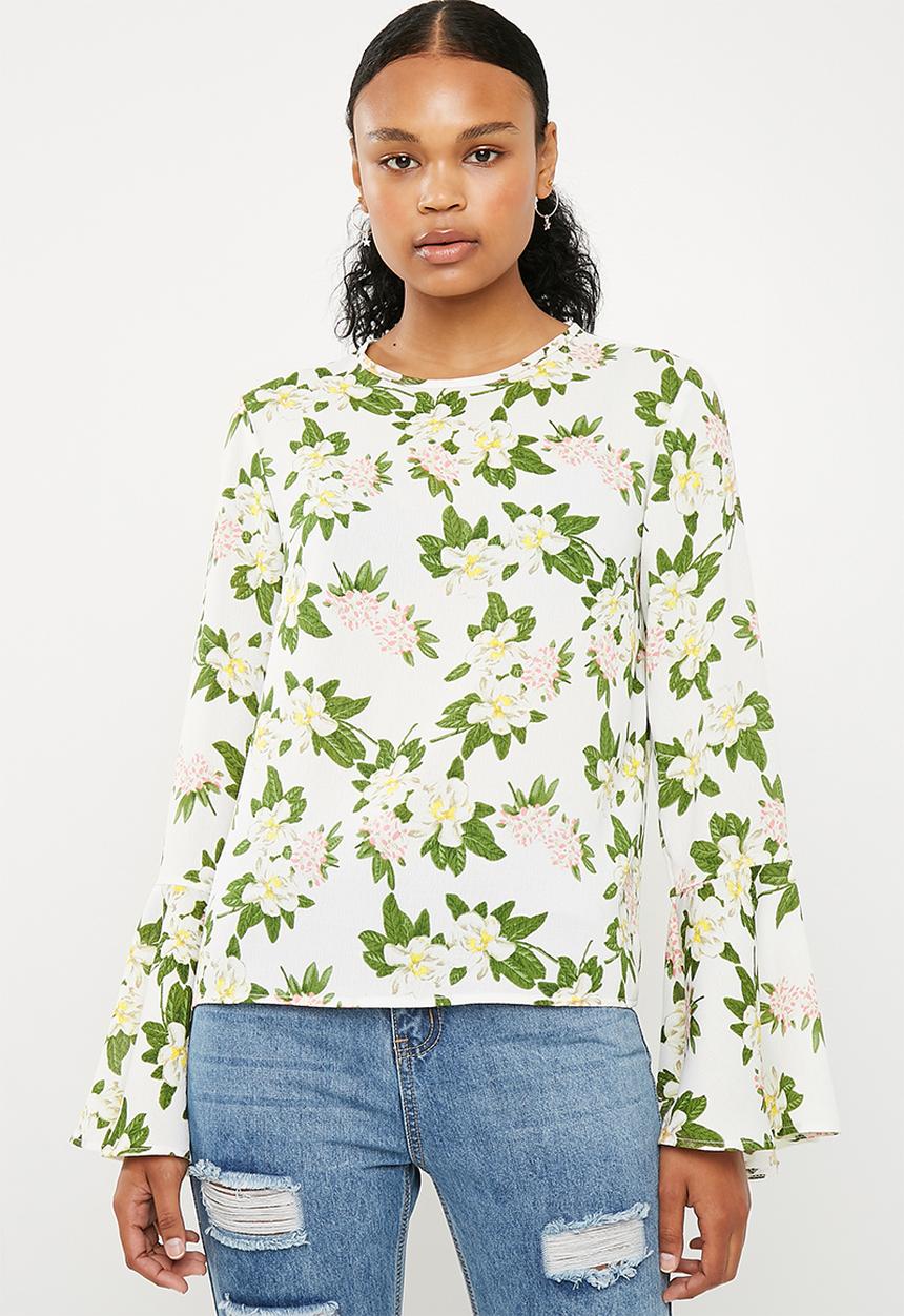Superbalist - Blouse with flared sleeve - multi