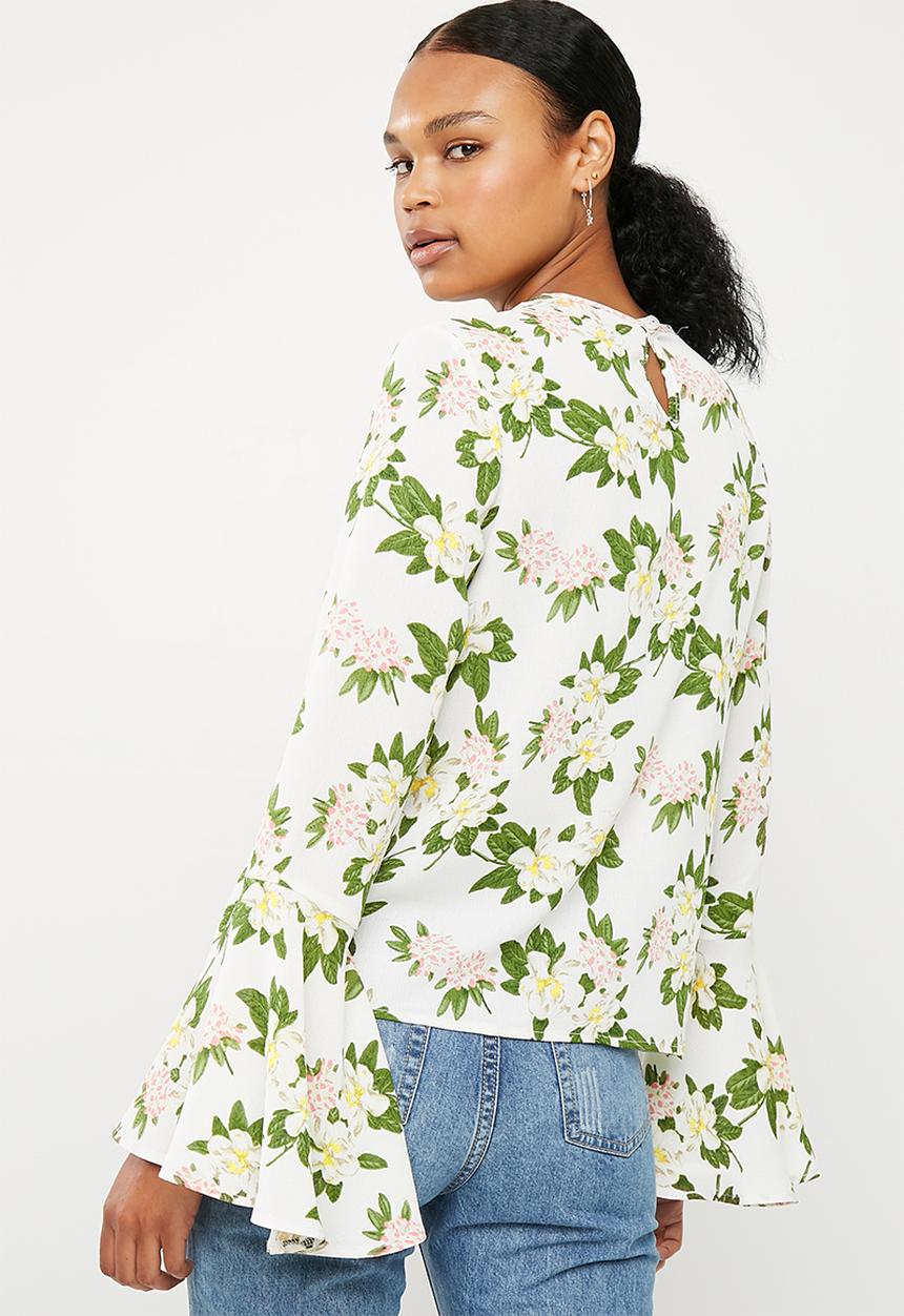 Superbalist - Blouse with flared sleeve - multi