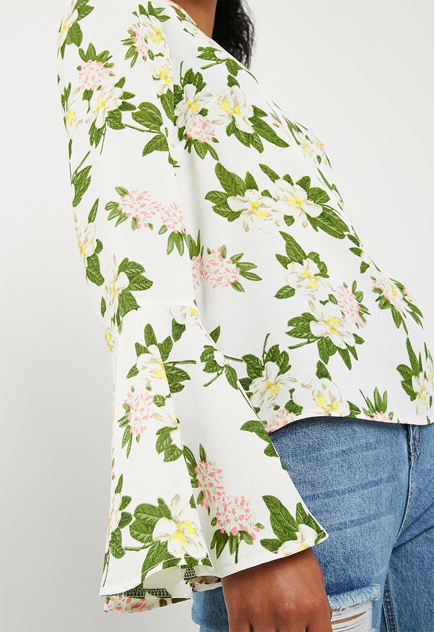 Superbalist - Blouse with flared sleeve - multi