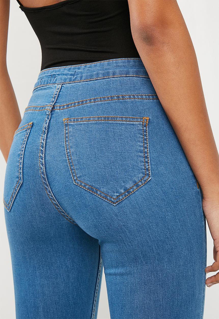 Superbalist - High rise jeggings  - blue