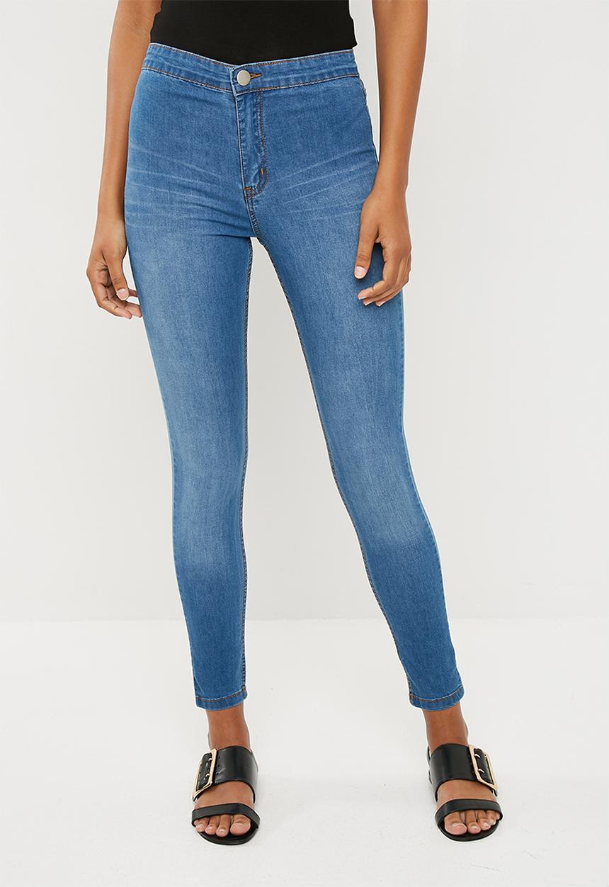 Superbalist - High rise jeggings  - blue