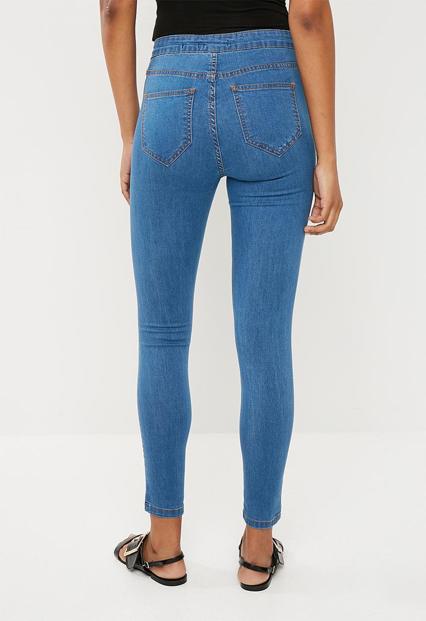 Superbalist - High rise jeggings  - blue