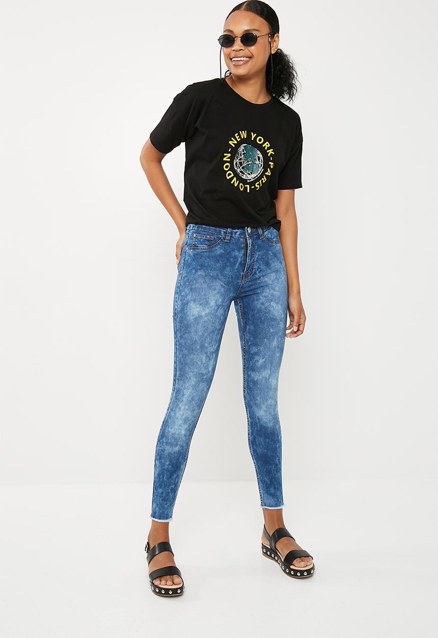 Superbalist - Upstyled jeggings - blue