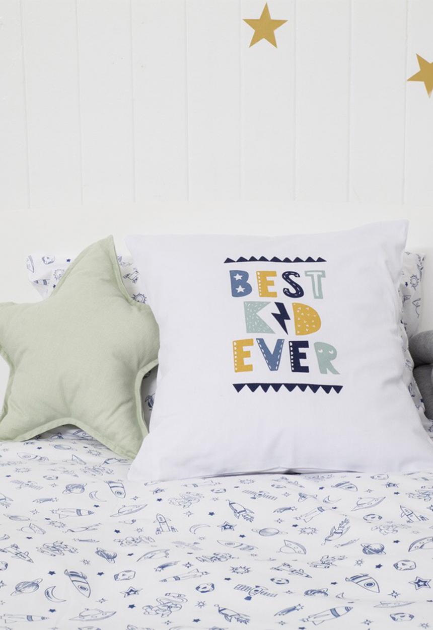 Little Love - Linen star cushion - mint