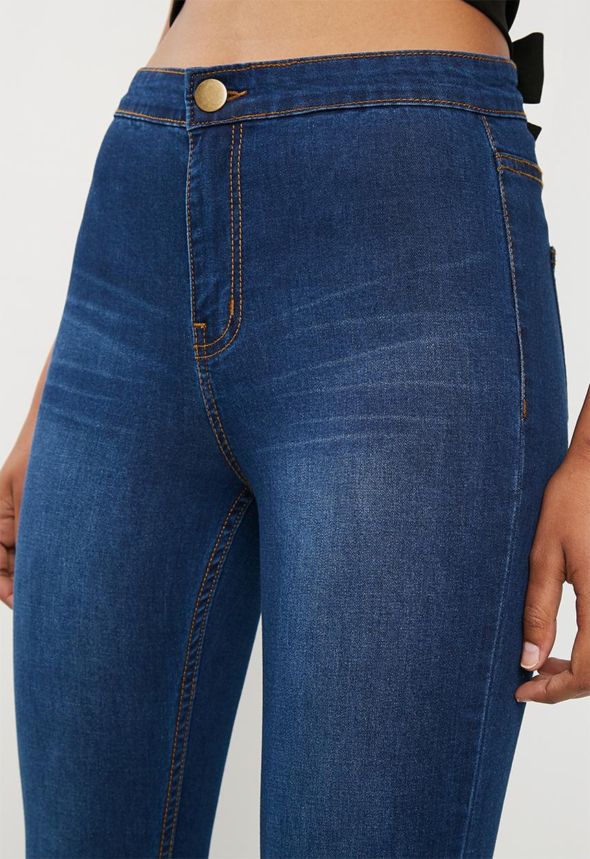 Superbalist - High rise jeggings - blue 