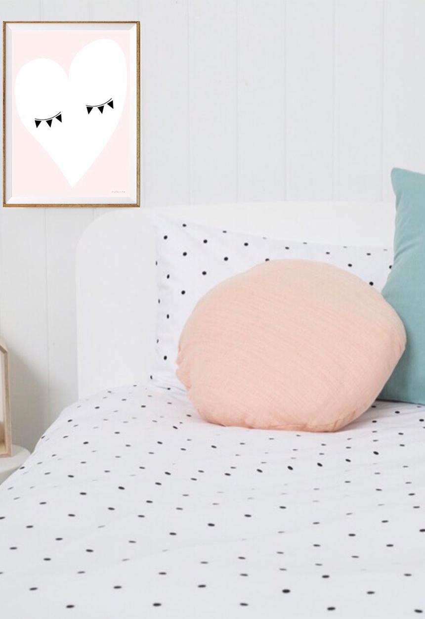 Little Love - Polka dot kids duvet set