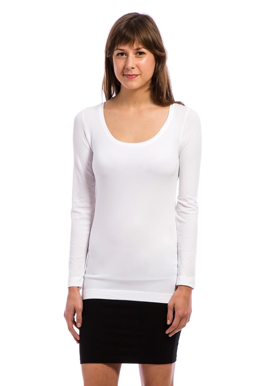 Betty Basics - Coco Scoop Top – White